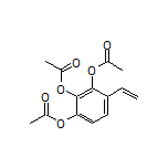 4-Vinylbenzene-1,2,3-triyl Triacetate