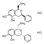 cis-1-(Aminomethyl)-3-phenylisochroman-5,6-diol Hydrochloride