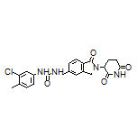 1-(3-Chloro-4-methylphenyl)-3-[[2-(2,6-dioxopiperidin-3-yl)-1-oxoisoindolin-5-yl]methyl]urea