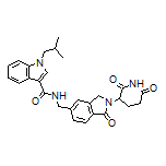 N-[[2-(2,6-Dioxo-3-piperidyl)-1-oxo-5-isoindolinyl]methyl]-1-isobutyl-1H-indole-3-carboxamide