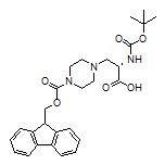 (S)-2-(Boc-amino)-3-(4-Fmoc-1-piperazinyl)propanoic Acid