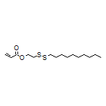 2-(Decyldisulfanyl)ethyl Acrylate