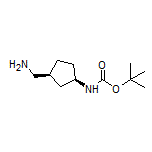 (1R,3S)-3-(Aminomethyl)-N-Boc-cyclopentanamine