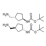 trans-3-(Aminomethyl)-N-Boc-cyclopentanamine