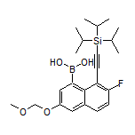 7-Fluoro-3-(methoxymethoxy)-8-[(triisopropylsilyl)ethynyl]naphthalene-1-boronic Acid