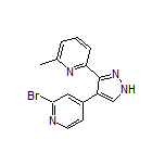 2-Bromo-4-[3-(6-methyl-2-pyridyl)-4-pyrazolyl]pyridine