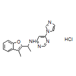 6-(1-Imidazolyl)-N-[1-(3-methyl-2-benzofuryl)ethyl]pyrimidin-4-amine Hydrochloride