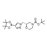 (R)-1-[(4-Boc-morpholin-2-yl)methyl]-1H-pyrazole-4-boronic Acid Pinacol Ester