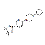 6-(4-Cyclopentyl-1-piperazinyl)pyridine-3-boronic Acid Pinacol Ester