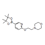 6-(2-Morpholinoethoxy)pyridine-3-boronic Acid Pinacol Ester