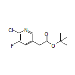 tert-Butyl 2-(6-Chloro-5-fluoro-3-pyridyl)acetate