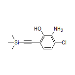 2-Amino-3-chloro-6-[(trimethylsilyl)ethynyl]phenol