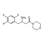 3-Amino-1-morpholino-4-(2,4,5-trifluorophenyl)-1-butanone