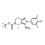 (S)-5-Boc-2-(4-fluoro-3,5-dimethylphenyl)-4-methyl-4,5,6,7-tetrahydro-2H-pyrazolo[4,3-c]pyridin-3-amine