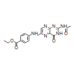 Ethyl 4-[[(2-Acetamido-4-oxo-3,4-dihydropteridin-6-yl)methyl]amino]benzoate