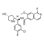 N-[(S)-(3-Chloro-4-fluorophenyl)[(2S,4R)-4-hydroxy-2-pyrrolidinyl]methyl]-1-fluoro-7-methoxyisoquinoline-6-carboxamide