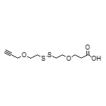 3-[2-[[2-(2-Propyn-1-yloxy)ethyl]disulfanyl]ethoxy]propanoic Acid