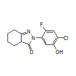 2-(4-Chloro-2-fluoro-5-hydroxyphenyl)-2,3a,4,5,6,7-hexahydro-3H-indazol-3-one