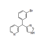 3-[(3-Bromophenyl)(4-imidazolyl)methyl]pyridine