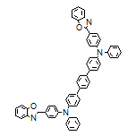 N,N’-Bis[4-(2-benzoxazolyl)phenyl]-N,N’-diphenyl-4,4’’-diamino-1,1’: 4’,1’’-terphenyl