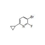 3-Bromo-6-cyclopropyl-2-fluoropyridine