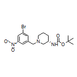 (S)-1-(3-Bromo-5-nitrobenzyl)-N-Boc-piperidin-3-amine