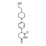 3-[4-[4-(2-Hydroxyethyl)-1-piperidyl]phenyl]piperidine-2,6-dione