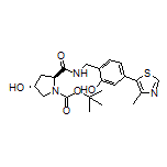 (2S,4R)-1-Boc-4-hydroxy-N-[2-hydroxy-4-(4-methyl-5-thiazolyl)benzyl]pyrrolidine-2-carboxamide