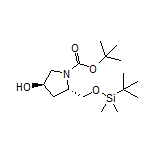 (3R,5S)-5-[[(tert-Butyldimethylsilyl)oxy]methyl]-1-Boc-pyrrolidin-3-ol