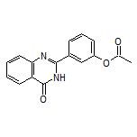 3-(4-Oxo-3,4-dihydroquinazolin-2-yl)phenyl Acetate