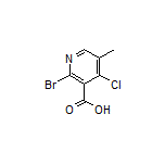 2-Bromo-4-chloro-5-methylnicotinic Acid