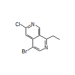 4-Bromo-6-chloro-1-ethyl-2,7-naphthyridine