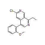 6-Chloro-1-ethyl-4-(2-methoxyphenyl)-2,7-naphthyridine