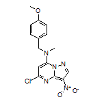 5-Chloro-N-(4-methoxybenzyl)-N-methyl-3-nitropyrazolo[1,5-a]pyrimidin-7-amine