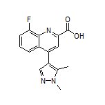 4-(1,5-Dimethyl-1H-pyrazol-4-yl)-8-fluoroquinoline-2-carboxylic Acid