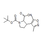 1-Boc-3-(3,5-dimethyl-4-isoxazolyl)pyrrolidine-2-carboxylic Acid