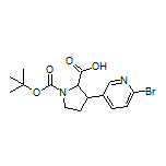 1-Boc-3-(6-bromo-3-pyridyl)pyrrolidine-2-carboxylic Acid