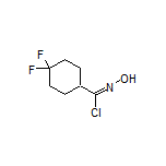 4,4-Difluoro-N-hydroxycyclohexanecarbimidoyl Chloride