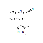 4-(1,5-Dimethyl-4-pyrazolyl)quinoline-2-carbonitrile