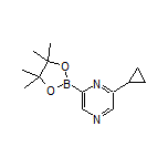 6-Cyclopropylpyrazine-2-boronic Acid Pinacol Ester