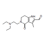 5-[2-(Diethylamino)ethyl]-3-methyl-4-oxo-4,5,6,7-tetrahydro-1H-pyrrolo[3,2-c]pyridine-2-carbaldehyde