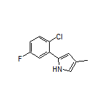 2-(2-Chloro-5-fluorophenyl)-4-methylpyrrole