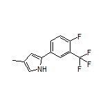 2-[4-Fluoro-3-(trifluoromethyl)phenyl]-4-methylpyrrole