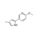 2-Methoxy-5-(4-methyl-2-pyrrolyl)pyridine