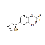 2-[3-Chloro-4-(trifluoromethoxy)phenyl]-4-methylpyrrole