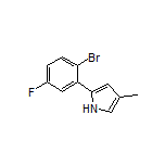 2-(2-Bromo-5-fluorophenyl)-4-methylpyrrole