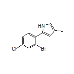 2-(2-Bromo-4-chlorophenyl)-4-methylpyrrole