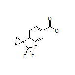 4-[1-(Trifluoromethyl)cyclopropyl]benzoyl Chloride