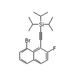 [(8-Bromo-2-fluoro-1-naphthyl)ethynyl]triisopropylsilane