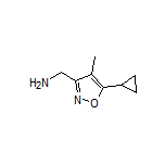 (5-Cyclopropyl-4-methyl-3-isoxazolyl)methanamine